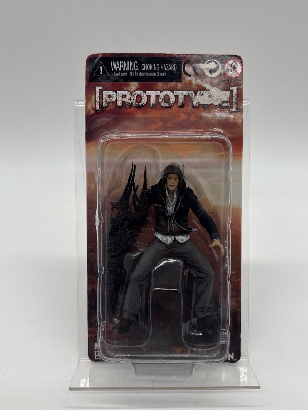 NECA PROTOTYPE 2009 Promo Alex Mercer 4" Figure Activision Player Select SEALED